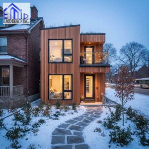 Modern laneway suite Vaughan engineered for winter performance with durable design and expert planning.