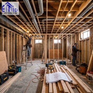 Basement Building Permit Richmond Hill renovation and framing work