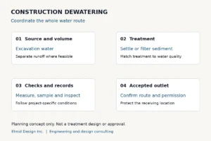 Construction Dewatering ESC Plan Ontario: Pumping and Discharge Coordination